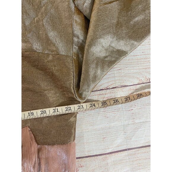 Zara Basic Women's Metaic Color Block Light Weight Full Zip Hooded Jacket - Medi - Picture 10 of 14